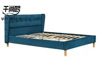 Stitched Tufted Wingback Upholstered Bed King 4ft Customized