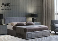 Living Room 4ft Ottoman Bed , Grey Fabric Bed Frame